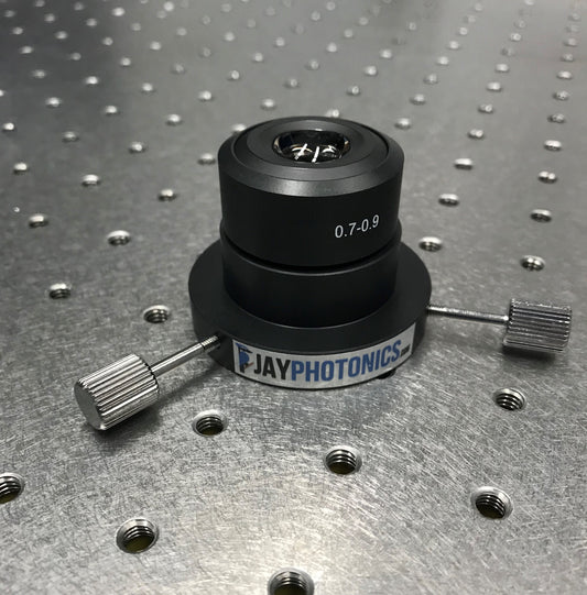 Darkfield condenser (Dry NA 0.7 - 0.9) for Jay Photonics Si-Through-HR microscope